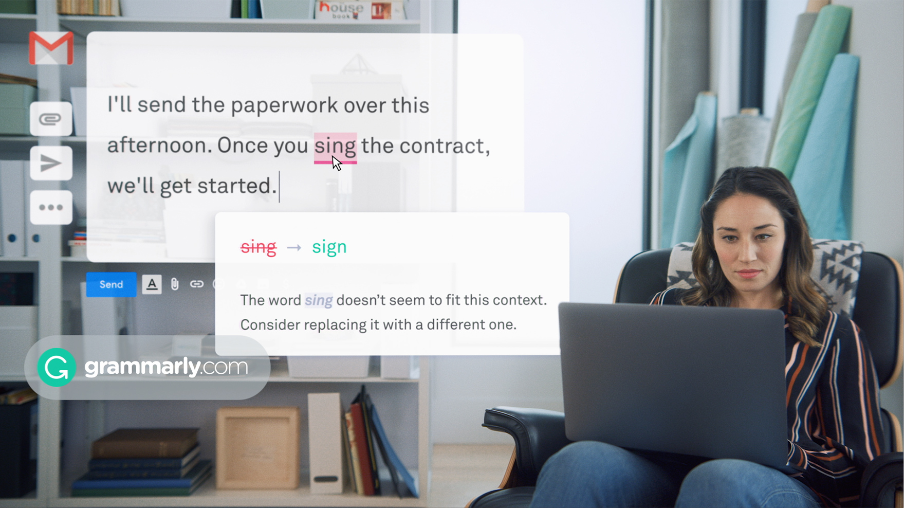 grammarly ad script